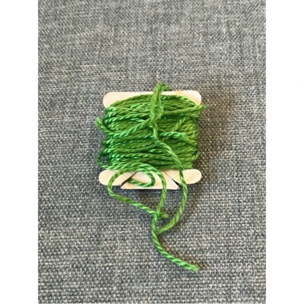 Green Needlepoint Thread Yarn